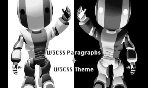 ⚡️ Quicklinks in W3CSS Paragraphs & W3CSS Theme | W3CSS Paragraphs Becomes Paragraphs Bundles
